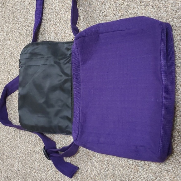 Purple Hand Loomed Purse - Picture 8 of 9